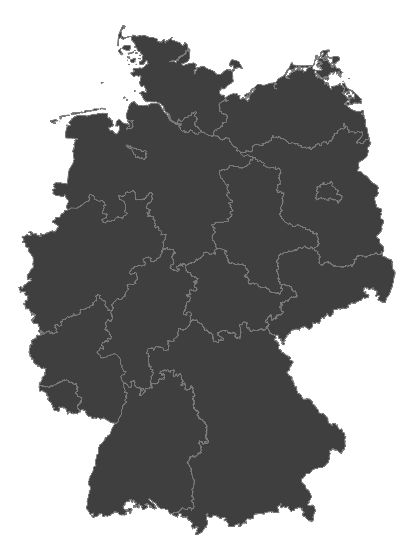 Deutschlandkarte mit Standort Pirmasens